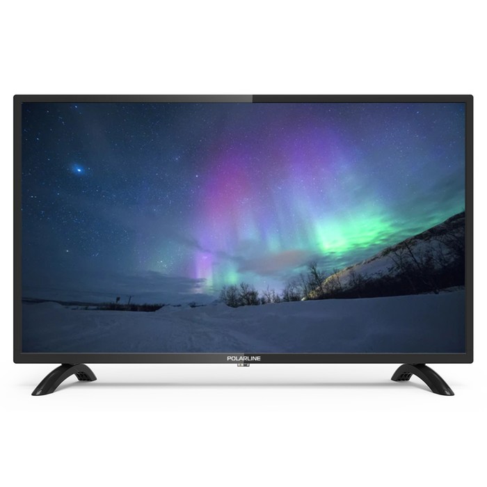 Телевизор PolarLine 32PL13TC,  32", 1366х768, DVB-T2/C, 3xHDMI, 2xUSB, чёрный - Фото 1