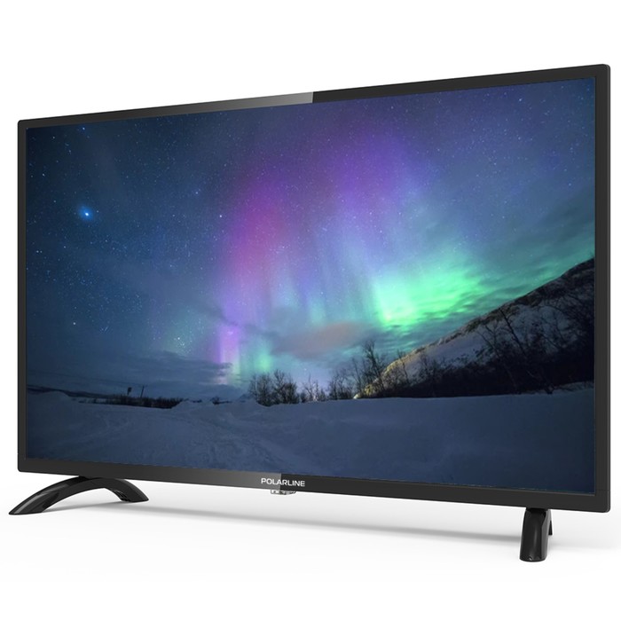 Телевизор PolarLine 32PL13TC,  32", 1366х768, DVB-T2/C, 3xHDMI, 2xUSB, чёрный - фото 51320604