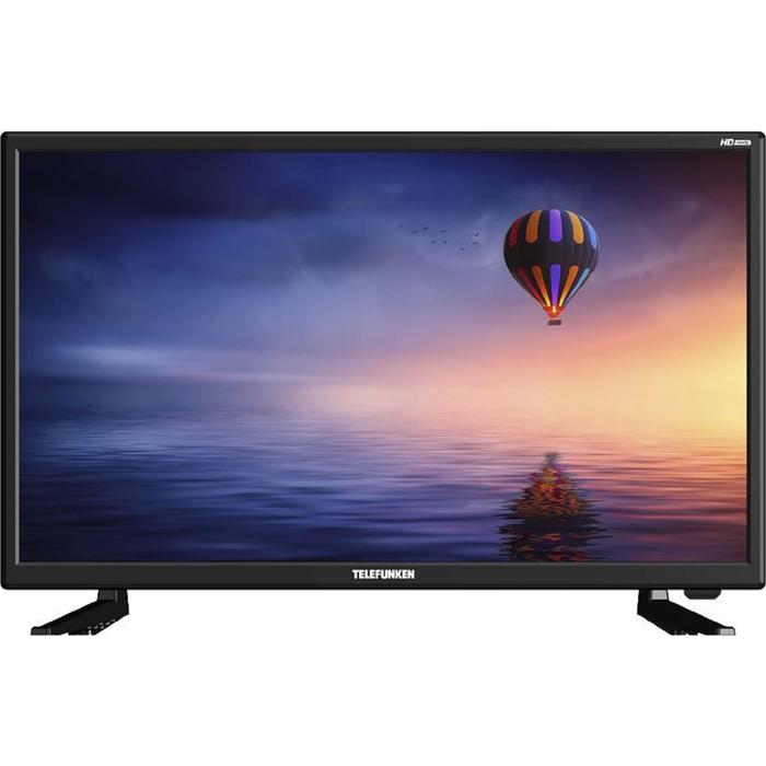 Телевизор Telefunken TF-LED24S19T2, 23,6", 1366х768, DVB-T2, 1xHDMI, 1xUSB, чёрный - Фото 1