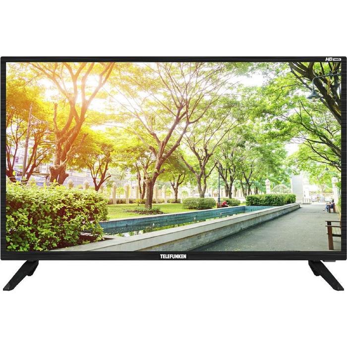 Телевизор Telefunken TF-LED32S75T2S, 31,5", 1366х768, DVB-T2, 3xHDMI, 2xUSB, SmartTV, чёрный - Фото 1