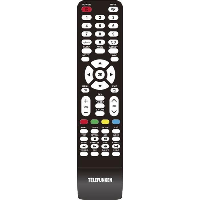 Телевизор Telefunken TF-LED32S75T2S, 31,5", 1366х768, DVB-T2, 3xHDMI, 2xUSB, SmartTV, чёрный - фото 51320624