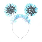 Ободок новогодний карнавальный «Снежинка» - Фото 2