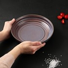 Салатник фарфоровый Magistro Garland, 1250 мл, d=23 см, цвет синий - Фото 4