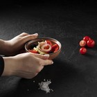 Миска фарфоровая Magistro Garland, 230 мл, d=12 см, цвет коричневый - Фото 4