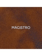 Салатник Magistro Garland, 500 мл, d=16 см, фарфор, синий, коричневый - Фото 5