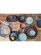 Салатник Magistro Garland, 500 мл, d=16 см, фарфор, синий, коричневый - Фото 7