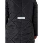 Пальто для девочки, рост 134 см, цвет чёрный - Фото 4