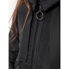 Пальто для девочки, рост 134 см, цвет чёрный - Фото 5