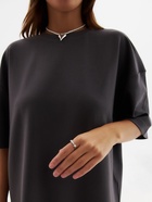 Кольцо "Восклицательный знак", цвет серебро, безразмерное - фото 809218359