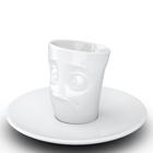 Кофейная чашка с блюдцем Tassen Buffled, 80 мл, цвет белый - Фото 9