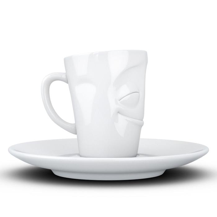 Кофейная чашка с блюдцем Tassen Cheery, 80 мл, цвет белый - фото 1908734943
