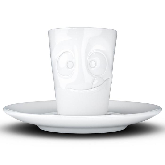 Кофейная чашка с блюдцем Tassen Tasty, 80 мл, цвет белый - фото 1908734956