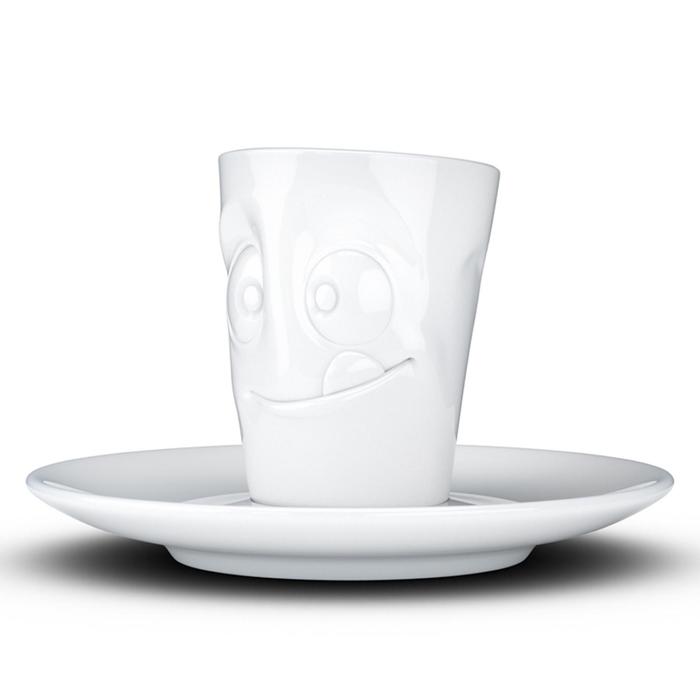 Кофейная чашка с блюдцем Tassen Tasty, 80 мл, цвет белый - фото 1908734962
