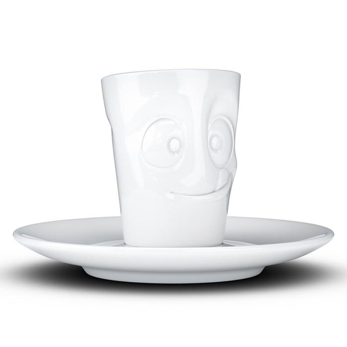 Кофейная чашка с блюдцем Tassen Tasty, 80 мл, цвет белый - фото 1908734964