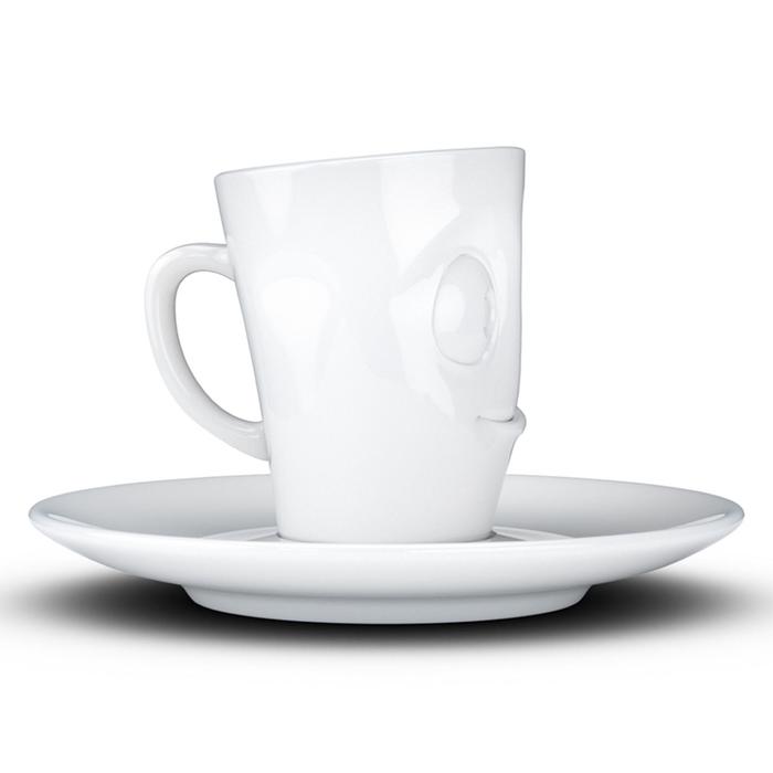 Кофейная чашка с блюдцем Tassen Tasty, 80 мл, цвет белый - фото 1908734965