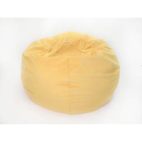 Кресло-мешок «Орбита», размер 45x100 см, цвет лимонный, велюр