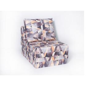 Кресло-кровать «Окта», размер 75x100 см, цвет сноу браун, велюр