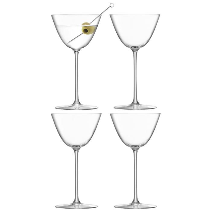 Набор бокалов для мартини Borough, 195 мл, 4 шт - Фото 1