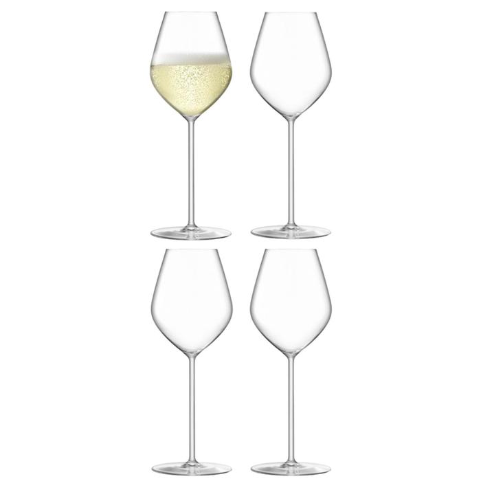 Набор бокалов для шампанского Borough, 285 мл, 4 шт - Фото 1