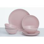 Обеденная тарелка Classic, 26,5 см, розовая - Фото 4