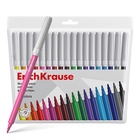 Фломастеры 18 цветов ErichKrause Basic, на водной основе, яркие цвета, вентилируемый колпачок 7294144