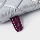 Набор прихваток Доляна «Профи», 2 шт., 30×16×2 см, полиэстер, серый - Фото 7