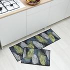 Коврики для дома Доляна «Перья», 2 шт., 40×60, 40×121 см - Фото 2