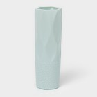 Ваза для цветов, пластик, 7×7×20.8 см, зелёная - Фото 2