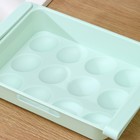 Полка для яиц в холодильник, подвесная, 12 ячеек, 26×17×5 см, цвет МИКС - Фото 5