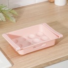 Полка для яиц в холодильник, подвесная, 12 ячеек, 26×17×5 см, МИКС - Фото 9