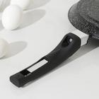 Сковорода блинная «Гранит Black» Induction Pro, d=22 см, пластиковая ручка, антипригарное покрытие, цвет чёрный - Фото 4