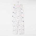 Брюки женские KAFTAN "Pink stars", р. 44-46, белый - фото 23411851