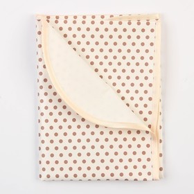 Клеенка подкладная 48х68 см., с ПВХ покрытием в коляску, с окантовкой, с рисунком