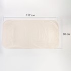 Наматрасник на кроватку из клеенки 60х117 см., с ПВХ, с рисунком - Фото 2