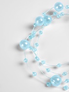 Жемчуг на леске, 3/8 мм, 9±0.5 м, голубой - Фото 2