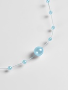 Жемчуг на леске, 3/8 мм, 9±0.5 м, голубой - Фото 3