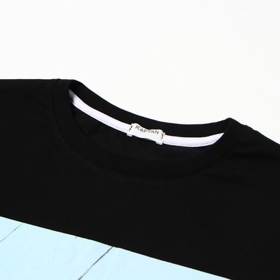 Футболка KAFTAN «Окна», размер 46, чёрная