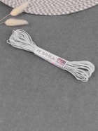 Резинка шляпная, 1 мм, 10±0.5 м, белая - Фото 1