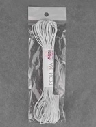 Резинка шляпная, 1 мм, 10±0.5 м, белая - Фото 3