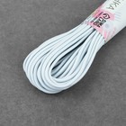 Резинка шляпная, 3 мм, 10±0.5 м, белая - Фото 2