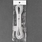 Резинка шляпная, 3 мм, 10±0.5 м, белая - Фото 4