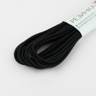 Резинка шляпная, 3 мм, 10±0.5 м, чёрная - Фото 2