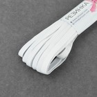 Резинка вязаная, 8 мм, 10±0.5 м, белая - Фото 2