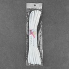 Резинка вязаная, 8 мм, 10±0.5 м, белая - Фото 3