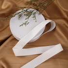 Резинка вязаная, 30 мм, 25±2 м, белая - Фото 1