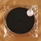 Резинка вязаная, 30 мм, 25±2 м, чёрная - Фото 3