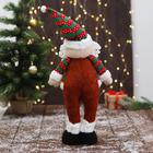 Мягкая игрушка "Дед Мороз - пузанчик" 10х52 см, красно-зелёный - Фото 3