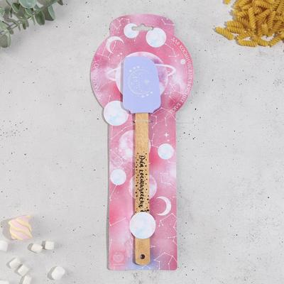 Лопатка силиконовая KONFINETTA «Планеты» на формовой подложке, 14,3 х 35,3 см