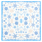 Салфетки бумажные «Снежинки», 33×33 см, набор 20 шт., новогодние - Фото 4