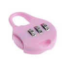 Замок навесной кодовый ТУНДРА ZK021, светло-фиолетовый - Фото 2